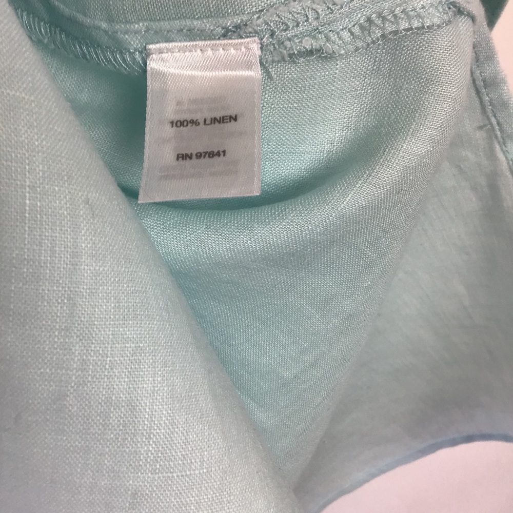 J. Jill Light Blue Sleeveless Tunic - Picture 4 of 6